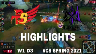 Highlight BTS vs GLX (All Game) VCS Mùa Xuân 2021 | Burst The Sky Esports vs GMedia Luxury Esports