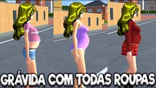 COMO FICAR GRÁVIDA com QUALQUER ROUPA em SAKURA SCHOOL SIMULATOR TUTORIAL