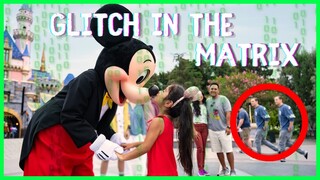 A Glitch In The Matrix Caught On Camera At Disneyland #shorts