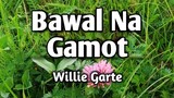 BAWAL NA GAMOT - Willie Garte (KARAOKE VERSION)