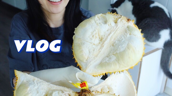 【VLOG】Mở sầu riêng/Làm móng/Nhuộm tóc/Mở hàng giao/ Làm việc nhà