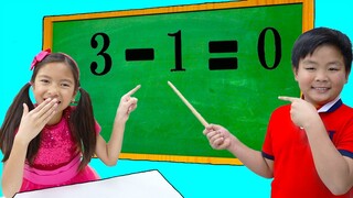 Wendy Alex and Lyndon Learn Math & Numbers for the School Exam | Fun Kids Videos