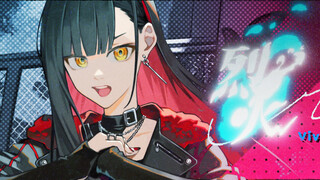 【คำบรรยายภาษาจีน】【Vivid BAD SQUAD × Megurine Ruka】 Blazing Fire【2DMV／『World Plan Colorful Stage』เพลง