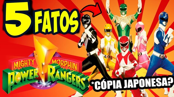 5 FATOS SOBRE MIGHTY MORPHIN POWER RANGERS QUE VOCÊ TALVEZ NÃO SAIBA!