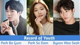 "Record of Youth" Upcoming Korean Drama |  Park Bo-Gum,  Park So-Dam, Byeon Woo-Seok