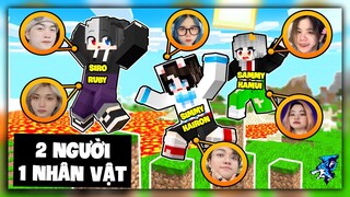 Minecraft nhưng Parkour Cặp Đôi | Siro Bất Lực Vì Noob Ruby Mù Đường - Kairon Và Mèo Simmy Gian Lận