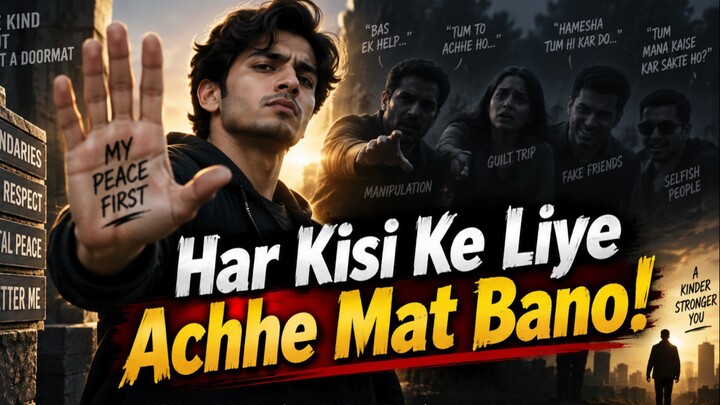 Har Kisi Ke Liye Achhe Mat Bano | Self Respect & Life Lesson | Powerful Motivation