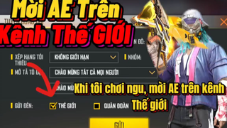 [FREE FIRE] Mời Anh Em Trên Kênh Thế Giới Leo Rank Thách Đấu Và Cái Kết Còn Cái