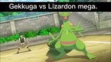 Gekkuga vs Lizardon mega p2 #pokemon