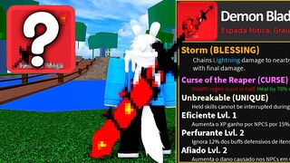 MASTERIZEI A ESPADA SECRETA OVERPOWER DO BLOX FRUITS!