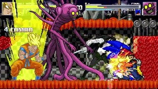 AN Mugen Request #2093: SSJ Goku, Mario, Peach VS Final, Sonic.exe, Jeff the Killer