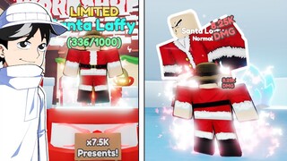 ATUALIZAÇÃO DE NATAL E PEGUEI O LUFFY LIMITADO OP NO ANIME CLICKER SIMULATOR (ROBLOX)