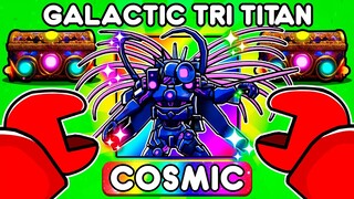 UNLOCKING Galactic Tri-Titan in Skibidi Toilet Tower Defense