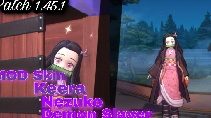 RoV MOD Skin Keera Nezuko Demon Slayer มอดสกินคีร่า เนซึโกะ เอฟเฟค99% Patch 1451