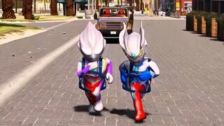 Ultraman Zero ทะลวงผ่านระดับความสูงที่ยากลำบากและช่วยเหลือ Zero Tiga ตัวน้อย!