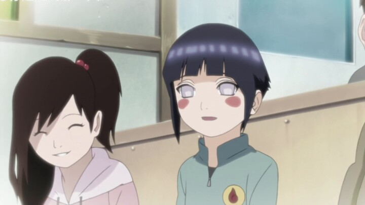 Love is probably like this: Hinata, who has Byakugan, cannot see the spider webs in front of her eye