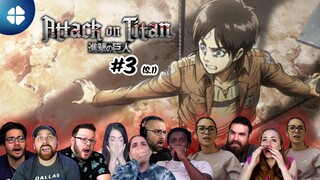 Eren joins the legion Reaction Mashup | Shingeki no Kyojin Episode 3 S.1 (進撃の巨人 海外での反応 )