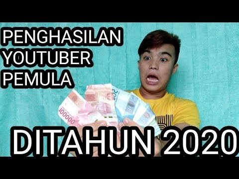 GAJI PERTAMA YOUTUBER PEMULA REAL 2020