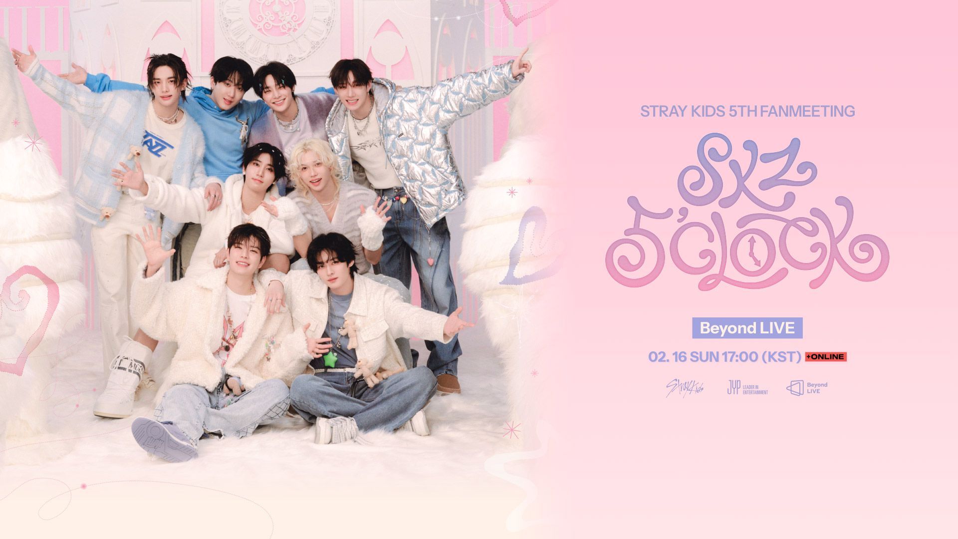 アイドル Stray Kids 5TH FANMEETING STRAY KIDS 5th Fanmeeting SKZ 5'CLOCK Official MD ID Photo