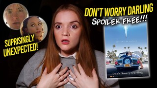 Don't Worry Darling (2022)  THRILLER MOVIE COME WITH ME REVIEW REACTION | SPOILER FREE