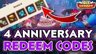 4 NEW CODES | Idle Heroes 5th Anniversary GIVEAWAYS!