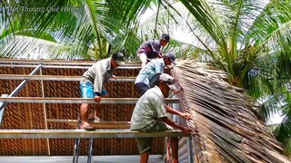 Ngày Lợp Chòi Chị Ly Vào Bếp Nấu Cơm Đãi Thợ  | MTQH