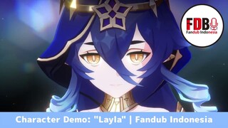 【 FDB.ID 】 Character Demo: "Layla" Genshin Impact | Fandub Indonesia