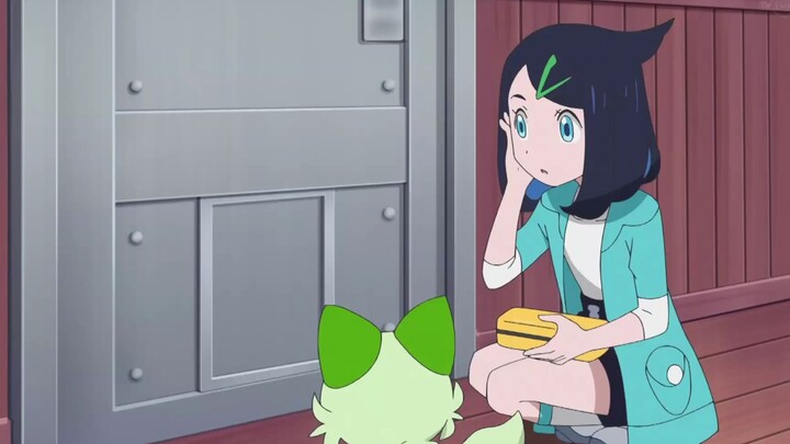 Pokémon Horizon 8 Riko brings a lunch box to Gloomi