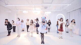 درس رقص منزلي في غانيو ✨💕 رقصت الأغنية الكاملة لـ Hanazawa Kana Sweets Parade مع الطلاب