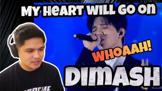 DIMASH KUDAIBERGEN - MY HEART WILL GO ON - DIMASH - INCREDIBLE PERFORMANCE - VOCALIST REACTiON