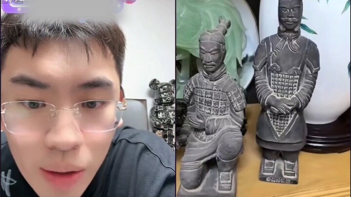 Telepon tertawa terbahak-bahak, Terracotta Warrior murung hahaha