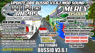 UPDATE OBB BUSSID V3.6.1 SOUND HINO RN285 & MERCY O500R | MULTI TRAFIK | BUS SIMULATOR INDONESIA