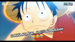 One Piece Versi Editor Berkelas || Momen Lucu Luffy Kapten Baka