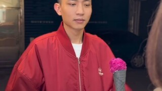 The handsome guy who comes to buy ice cream every day is actually...