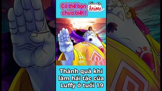Thành quả khi làm hải tặc của Luffy ở tuổi 19 #onepiece #shorts