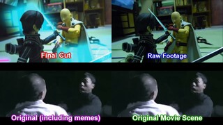 Op Man vs 10 Swordsmen ( Ip Man x One Punch Man Stop Motion )(Final vs Raw vs Original comparison)