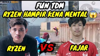 BTR RYZEN HAMPIR KENA MENTAL || FUN TDM MELAWAN FAJAR