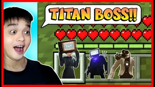 ATUN & MOMON BERMAIN SEMUA JENIS TITAN DAN SKIBIDI TOILET !! Feat @sapipurba Minecraft