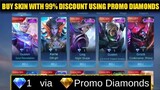 ALL EPIC SKIN AT THE SHOP 99% DISCOUNT BUY LIMITED SKIN ONLY 1 DIAMOND! BIG EVENT - MOBILE LEGENDS
