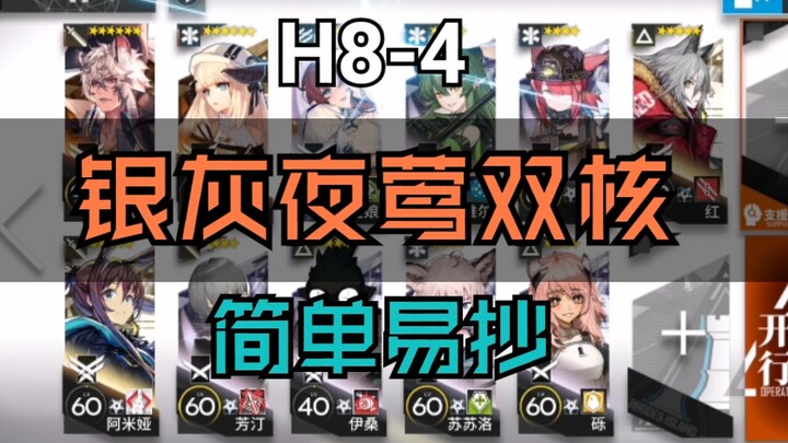 《H8-4》银灰夜莺双核 低配简单好抄的作业