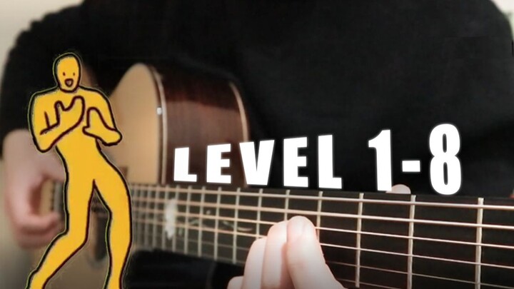 [Music]Play 8 levels of <Liang Zhi Lao Hu Ai Tiao Wu> with guitar