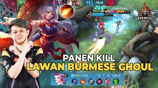 PANEN KILL PAS KETEMU SAMA TIM KUAT MYANMAR (BURMESE GHOUL)  - MLBB