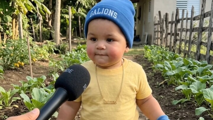 Galions fue al campo a trabajar... y llamó a mami desde un árbol 😂