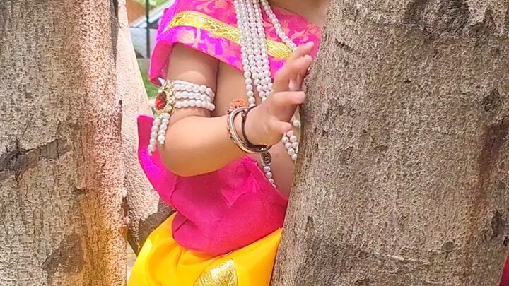 🦚✨ Cute Little Baby Krishna ❤️ | Krishna Janmashtami Special