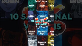 The Current Straw Hats Vs. The FINAL Villains From Every Saga! #anime #onepiece #luffy #shorts