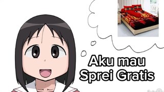 Osaka-san juga Mau Sprei Gratis🙏