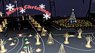 บรรยากาศในเมืองเฉลิมฉลองเทศกาลคริสต์มาส|sakura school simulator🎅🎁🎄