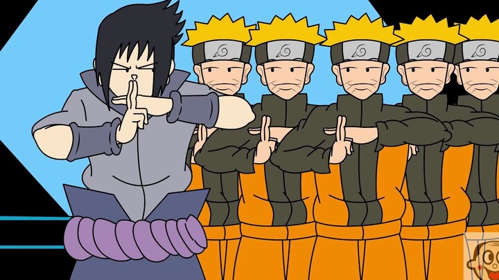 22. Sasuke & Naruto & Ino & Sakura & Clone Technique