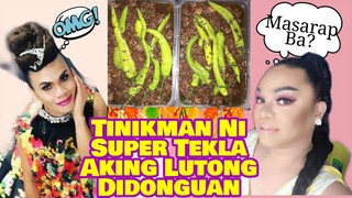 Dinuguan naman ang tinikman ni Super Tekla nasarapan kaya? #SuperTekla #Didonguan #Lafftrip #comedy