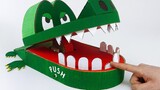[DIY] Cách làm đồ chơi khám răng cá sấu
